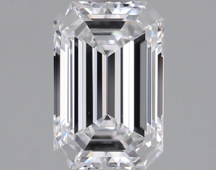 1.35 Carat Emerald Shaped, Ideal Cut, D Color, VVS1 Clarity, IGI Certified Lab Grown Diamond