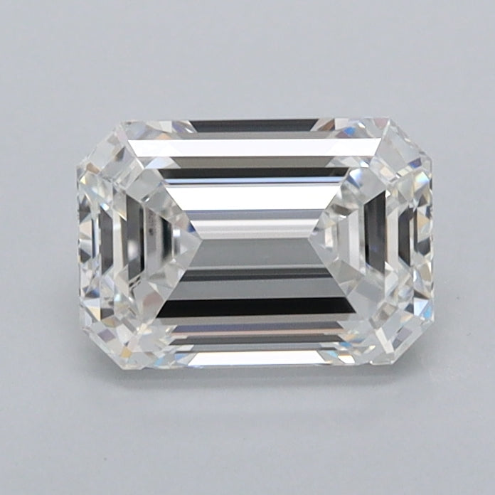 1.03 Carat Emerald Shaped, Ideal Cut, E Color, IF Clarity, IGI Certified Lab Grown Diamond