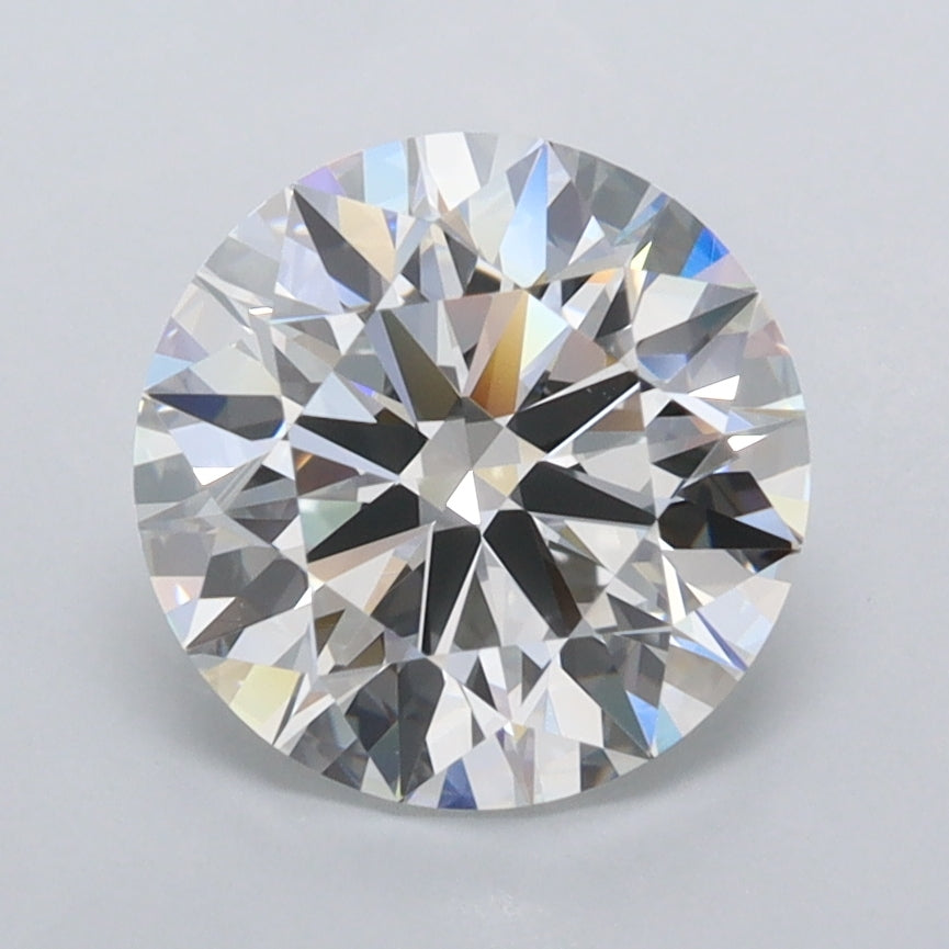 2.19 Carat Round Shaped, Ideal Cut, D Color, FL Clarity, IGI Certified Lab Grown Diamond