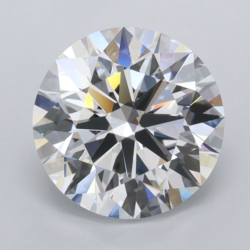 2.71 Carat Round Shaped, Ideal Cut, E Color, FL Clarity, IGI Certified Lab Grown Diamond