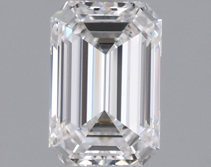 0.95 Carat Emerald Shaped, Ideal Cut, D Color, VS1 Clarity, IGI Certified Lab Grown Diamond