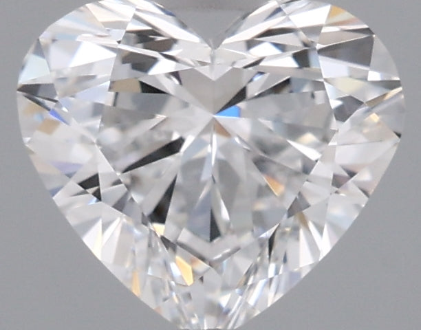 0.98 Carat Heart Shaped, Ideal Cut, D Color, VVS1 Clarity, IGI Certified Lab Grown Diamond