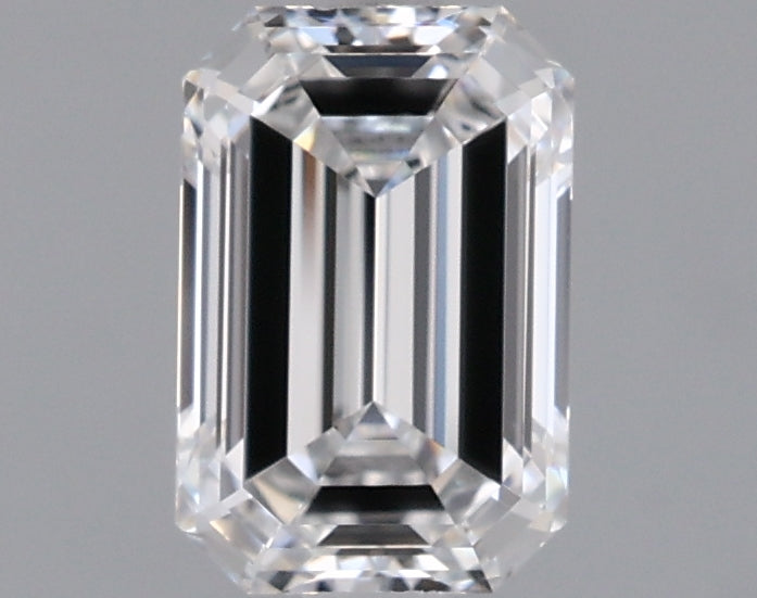 0.91 Carat Emerald Shaped, Ideal Cut, D Color, VVS2 Clarity, IGI Certified Lab Grown Diamond