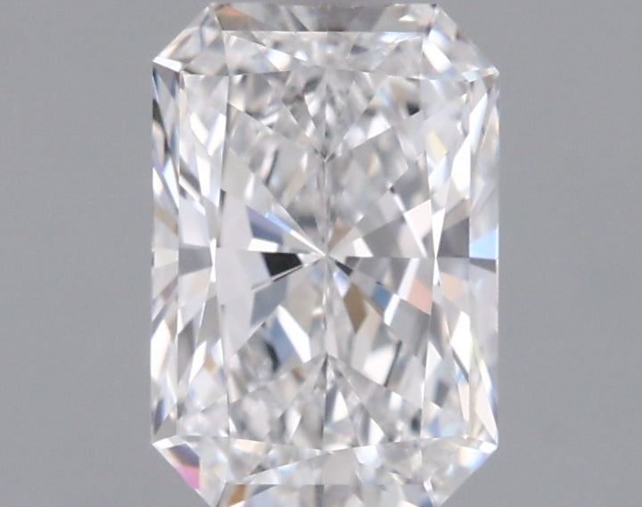 0.97 Carat Radiant Shaped, Ideal Cut, D Color, VVS1 Clarity, IGI Certified Lab Grown Diamond