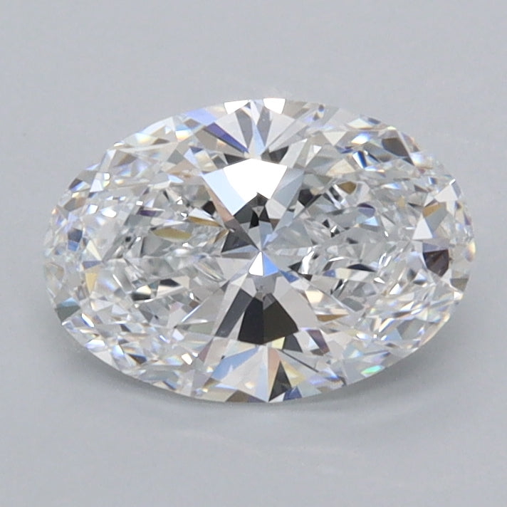 1.07 Carat Oval Shaped, Ideal Cut, D Color, IF Clarity, IGI Certified Lab Grown Diamond