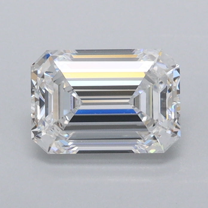 1.02 Carat Emerald Shaped, Ideal Cut, D Color, FL Clarity, IGI Certified Lab Grown Diamond