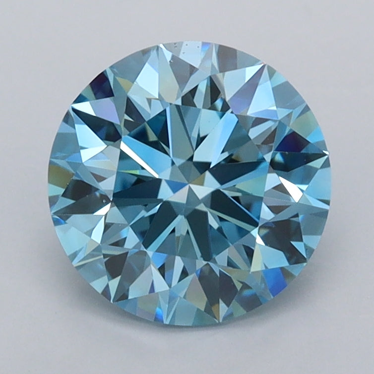 1.81 Carat Round Shaped, Ideal Cut, VVS2 Clarity, IGI Certified Lab Grown Diamond