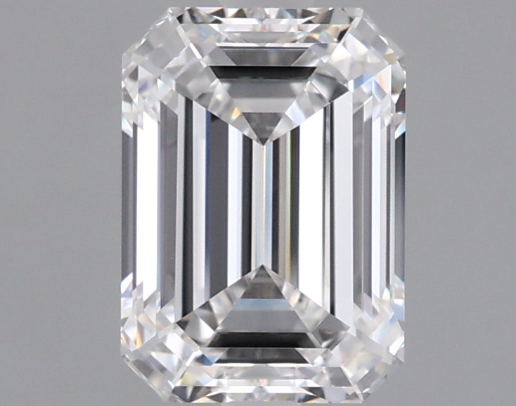 1.57 Carat Emerald Shaped, Ideal Cut, D Color, VVS1 Clarity, IGI Certified Lab Grown Diamond