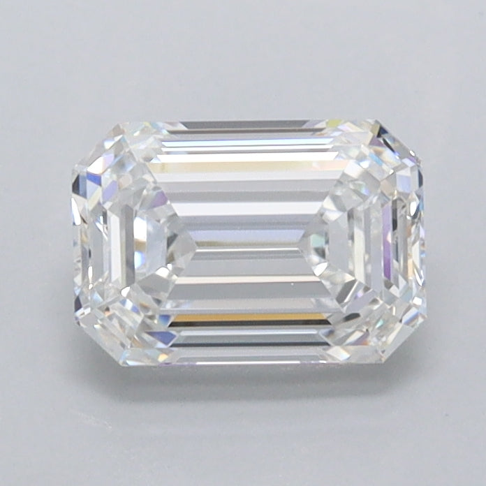 1.03 Carat Emerald Shaped, Ideal Cut, D Color, FL Clarity, IGI Certified Lab Grown Diamond