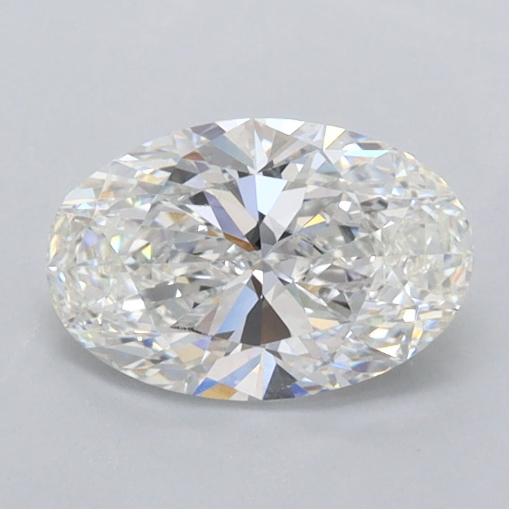 1.02 Carat Oval Shaped, Ideal Cut, E Color, FL Clarity, IGI Certified Lab Grown Diamond