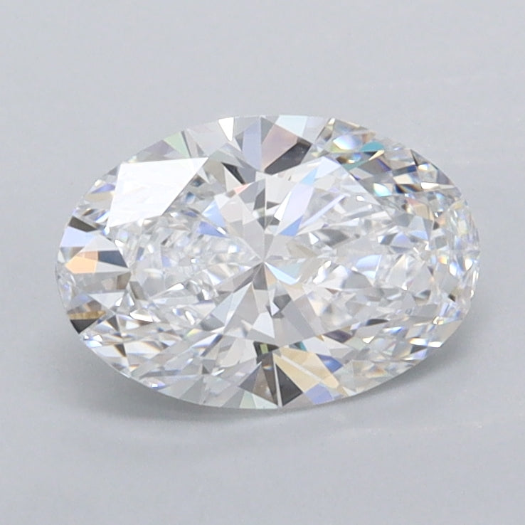 1.03 Carat Oval Shaped, Ideal Cut, D Color, FL Clarity, IGI Certified Lab Grown Diamond