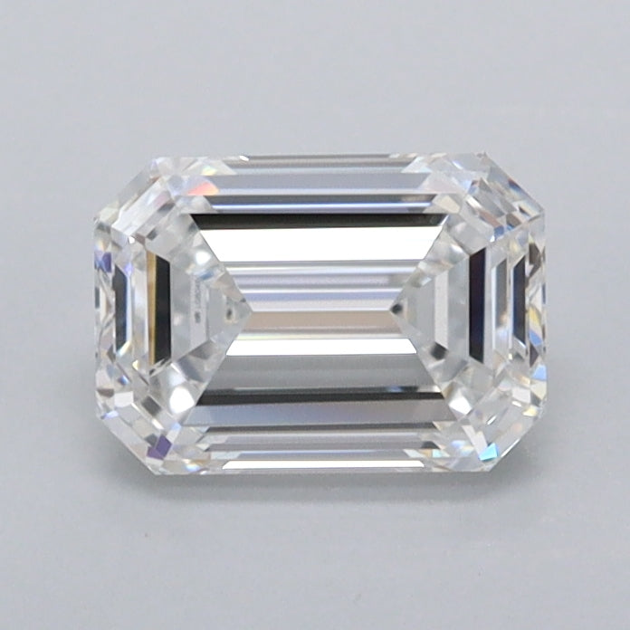 1.02 Carat Emerald Shaped, Ideal Cut, D Color, FL Clarity, IGI Certified Lab Grown Diamond
