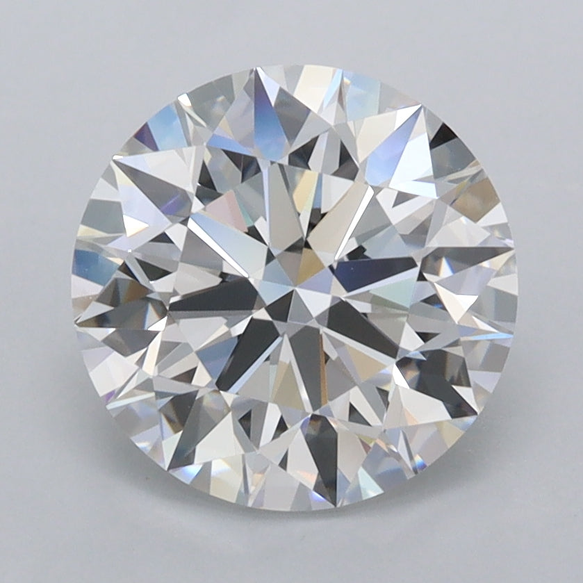 2.54 Carat Round Shaped, Ideal Cut, D Color, FL Clarity, IGI Certified Lab Grown Diamond