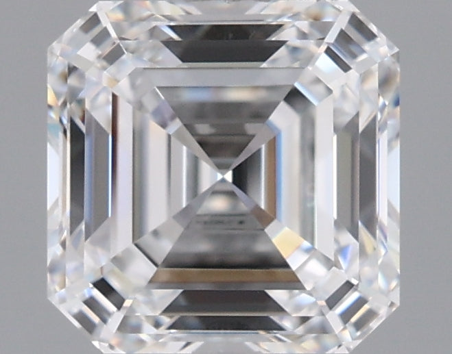 2.05 Carat Asscher Shaped, Ideal Cut, D Color, VVS1 Clarity, IGI Certified Lab Grown Diamond