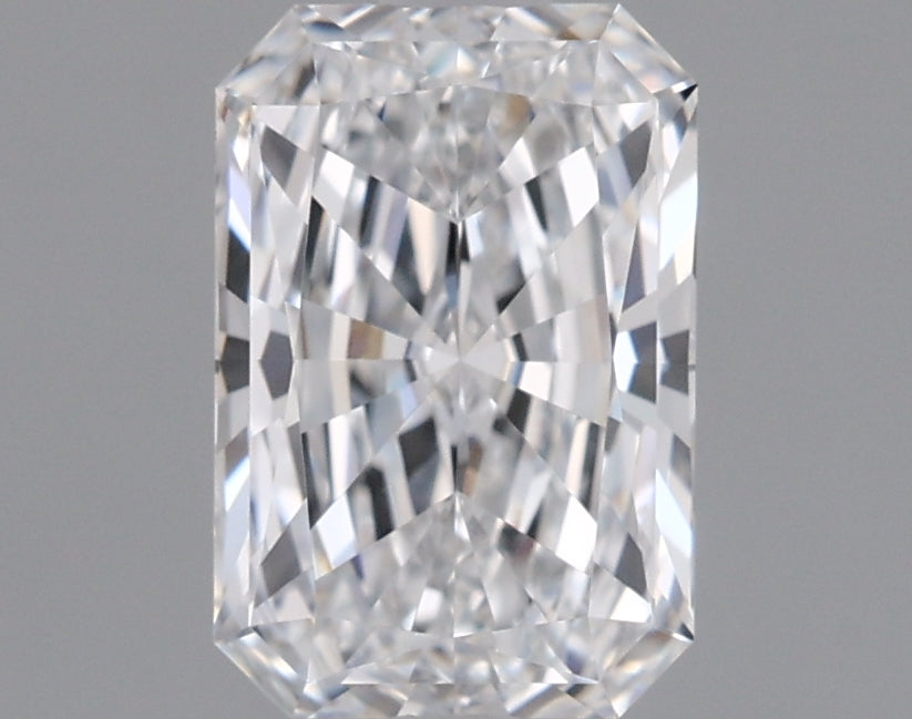 0.93 Carat Radiant Shaped, Excellent Cut, D Color, VVS1 Clarity, IGI Certified Lab Grown Diamond