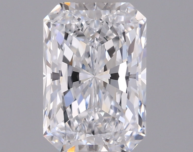 0.84 Carat Radiant Shaped, Ideal Cut, D Color, VVS1 Clarity, IGI Certified Lab Grown Diamond