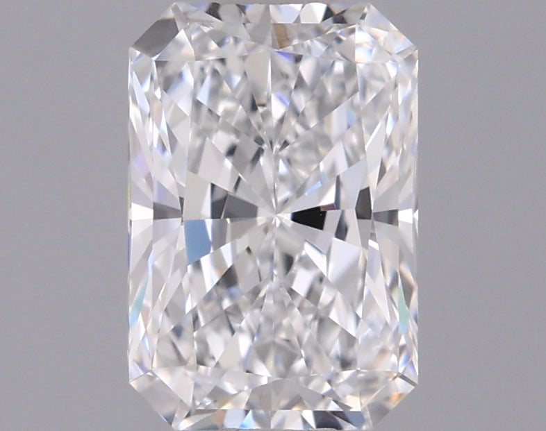 0.94 Carat Radiant Shaped, Excellent Cut, D Color, VVS1 Clarity, IGI Certified Lab Grown Diamond