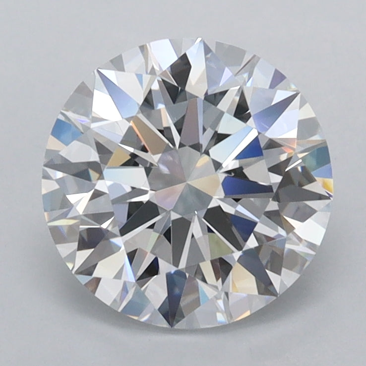 1.88 Carat Round Shaped, Ideal Cut, E Color, FL Clarity, IGI Certified Lab Grown Diamond