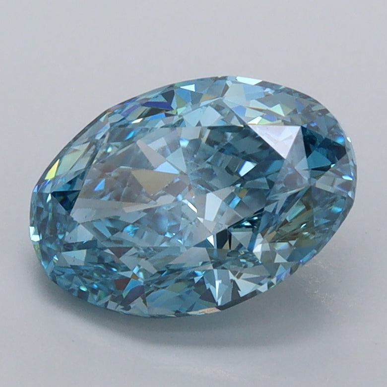 2.00 Carat Oval Shaped, Very Good Cut, VVS2 Clarity, IGI Certified Lab Grown Diamond