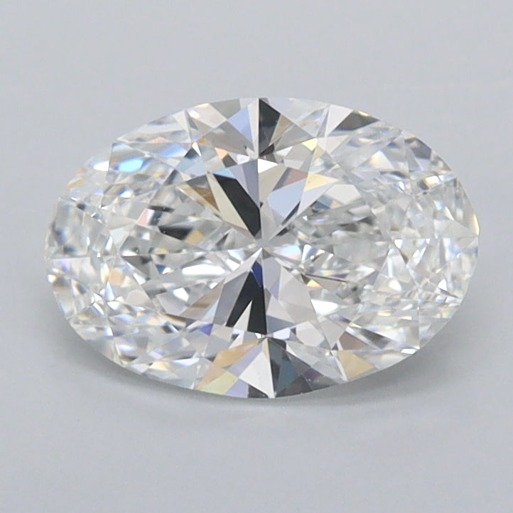 1.04 Carat Oval Shaped, Ideal Cut, D Color, FL Clarity, IGI Certified Lab Grown Diamond