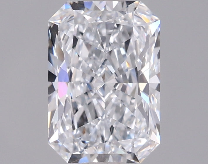 1.22 Carat Radiant Shaped, Ideal Cut, E Color, VVS2 Clarity, IGI Certified Lab Grown Diamond