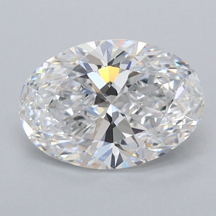 1.03 Carat Oval Shaped, Ideal Cut, D Color, FL Clarity, IGI Certified Lab Grown Diamond