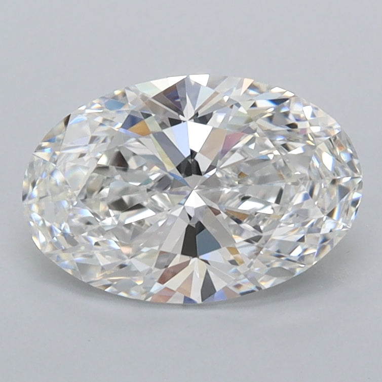 1.29 Carat Oval Shaped, Ideal Cut, E Color, FL Clarity, IGI Certified Lab Grown Diamond