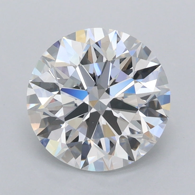 1.54 Carat Round Shaped, Ideal Cut, D Color, FL Clarity, IGI Certified Lab Grown Diamond