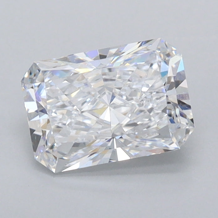 1.04 Carat Radiant Shaped, Ideal Cut, D Color, FL Clarity, IGI Certified Lab Grown Diamond