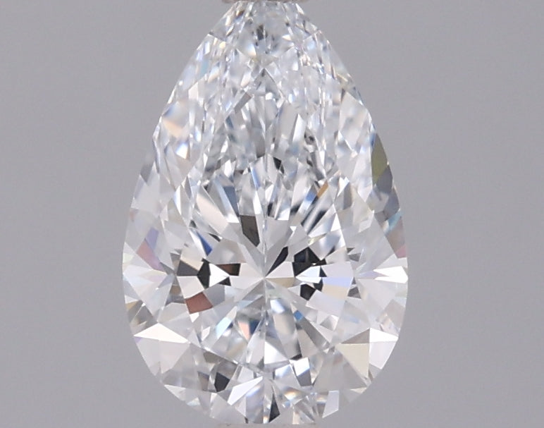 1.05 Carat Pear Shaped, Ideal Cut, D Color, VVS1 Clarity, IGI Certified Lab Grown Diamond