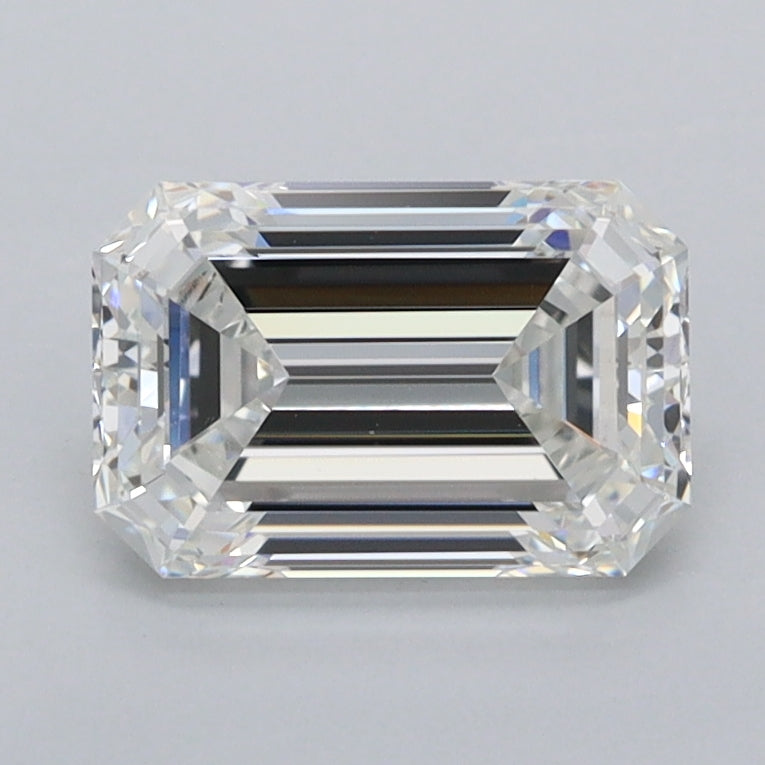 1.51 Carat Emerald Shaped, Ideal Cut, E Color, FL Clarity, IGI Certified Lab Grown Diamond