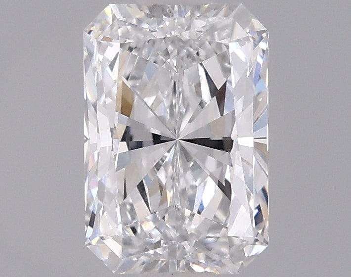 0.96 Carat Radiant Shaped, Excellent Cut, D Color, VVS2 Clarity, IGI Certified Lab Grown Diamond