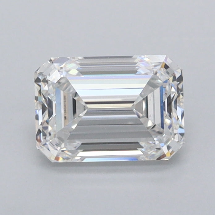 0.98 Carat Emerald Shaped, Ideal Cut, D Color, VVS1 Clarity, IGI Certified Lab Grown Diamond