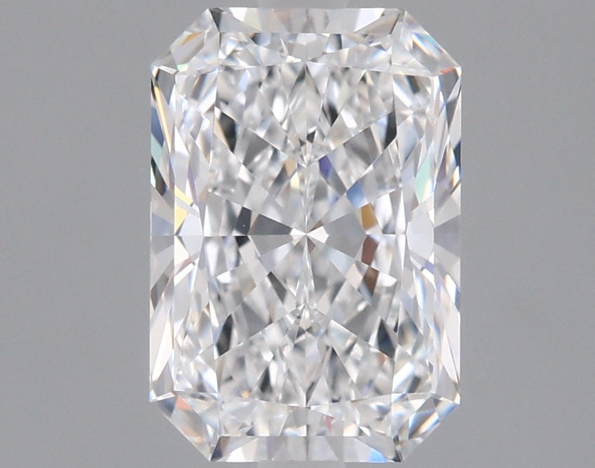 1.40 Carat Radiant Shaped, Ideal Cut, D Color, VVS1 Clarity, IGI Certified Lab Grown Diamond