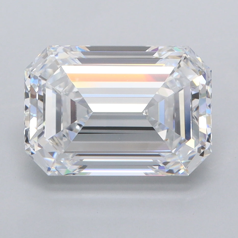 3.00 Carat Emerald Shaped, Ideal Cut, D Color, FL Clarity, IGI Certified Lab Grown Diamond
