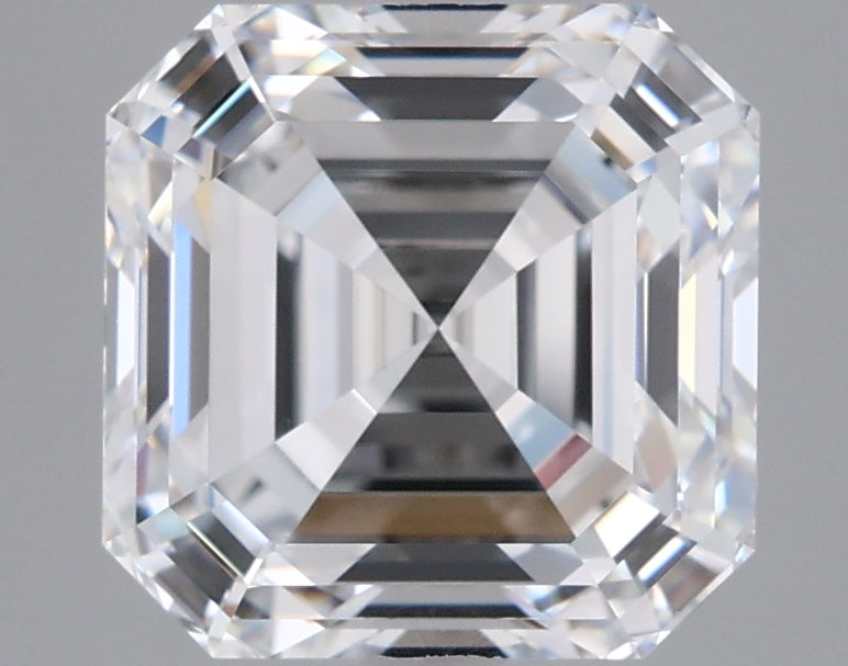 3.28 Carat Asscher Shaped, Ideal Cut, D Color, VVS1 Clarity, IGI Certified Lab Grown Diamond