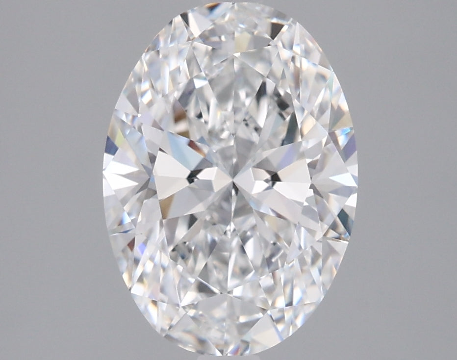 2.03 Carat Oval Shaped, Ideal Cut, E Color, VVS2 Clarity, IGI Certified Lab Grown Diamond