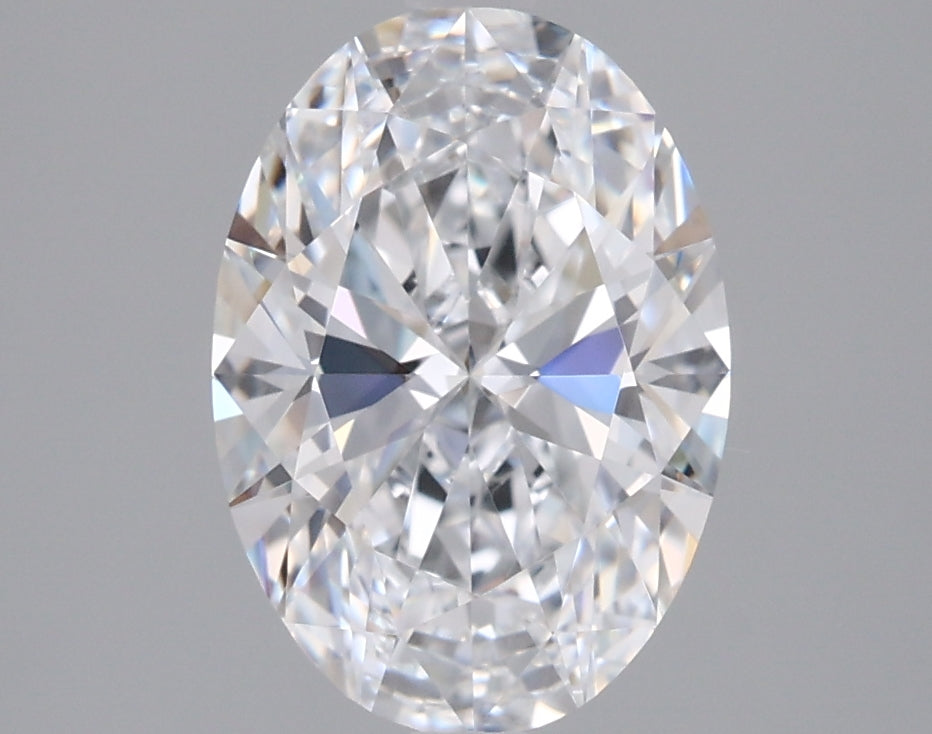 2.01 Carat Oval Shaped, Ideal Cut, D Color, VVS1 Clarity, IGI Certified Lab Grown Diamond