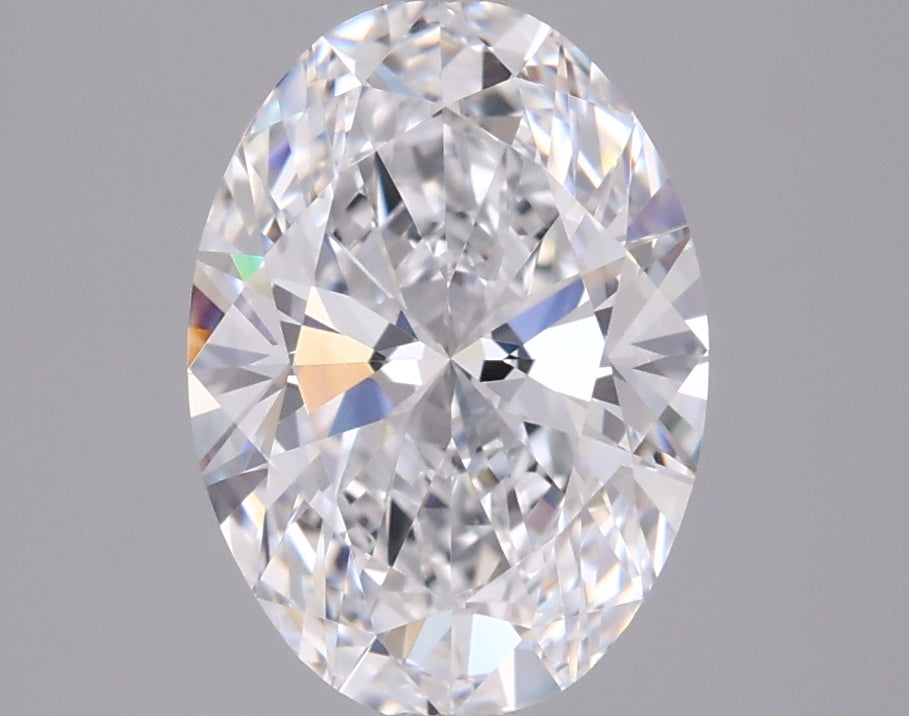 2.01 Carat Oval Shaped, Ideal Cut, D Color, VVS1 Clarity, IGI Certified Lab Grown Diamond