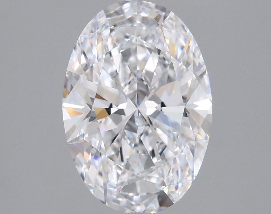 2.01 Carat Oval Shaped, Ideal Cut, D Color, VVS1 Clarity, IGI Certified Lab Grown Diamond
