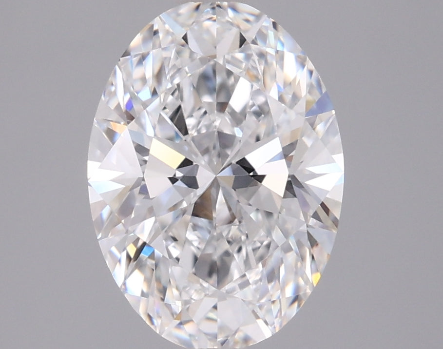 2.01 Carat Oval Shaped, Ideal Cut, D Color, VVS1 Clarity, IGI Certified Lab Grown Diamond