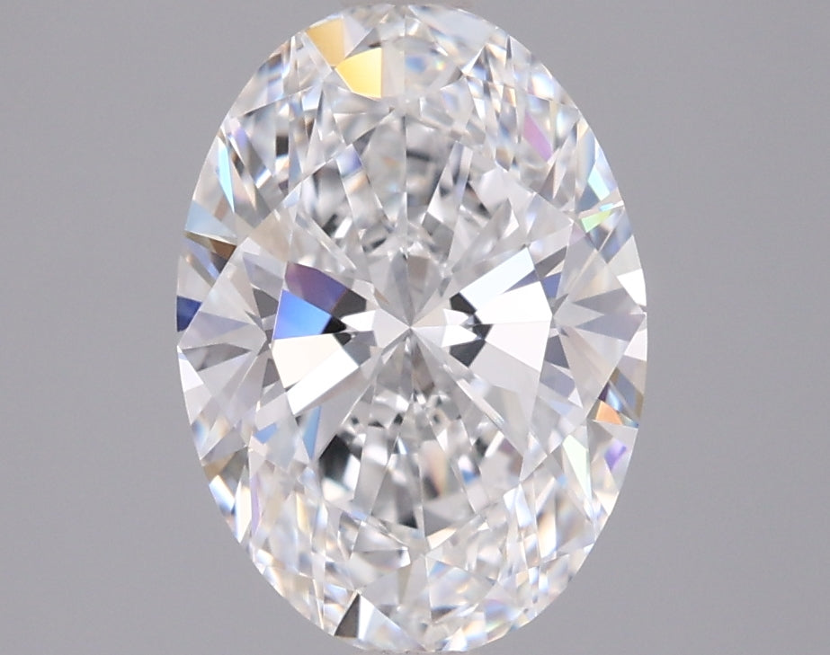2.04 Carat Oval Shaped, Ideal Cut, D Color, VVS2 Clarity, IGI Certified Lab Grown Diamond