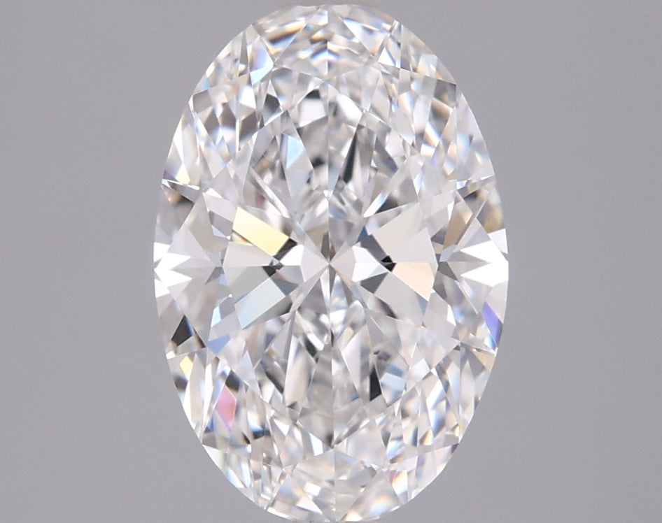 2.00 Carat Oval Shaped, Ideal Cut, E Color, VVS2 Clarity, IGI Certified Lab Grown Diamond
