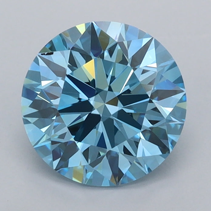 1.56 Carat Round Shaped, Ideal Cut, VVS2 Clarity, IGI Certified Lab Grown Diamond