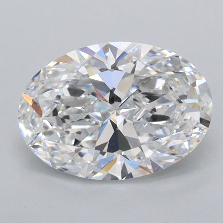 1.19 Carat Oval Shaped, Ideal Cut, D Color, FL Clarity, IGI Certified Lab Grown Diamond
