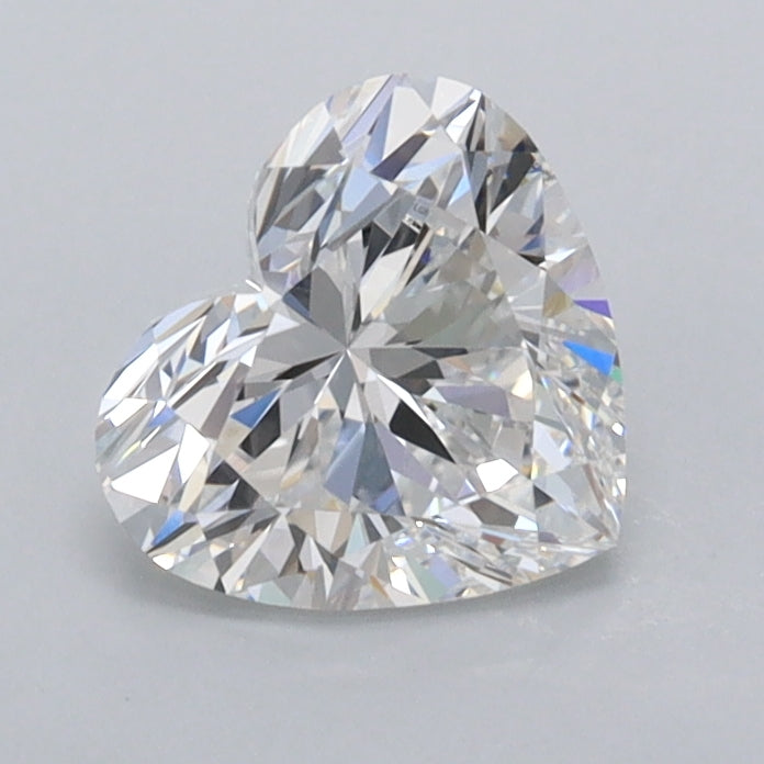 1.06 Carat Heart Shaped, Ideal Cut, D Color, FL Clarity, IGI Certified Lab Grown Diamond