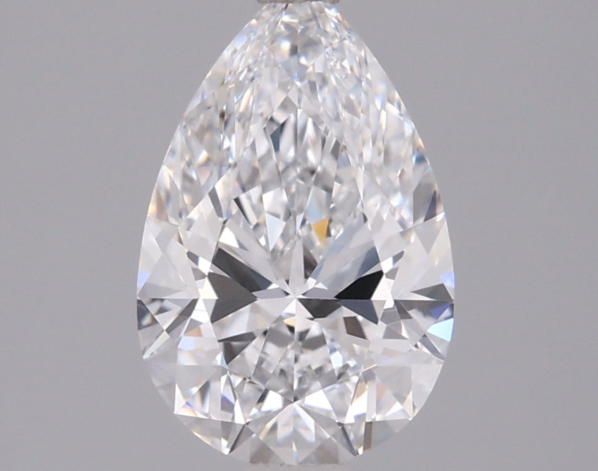 1.45 Carat Pear Shaped, Ideal Cut, D Color, VVS1 Clarity, IGI Certified Lab Grown Diamond