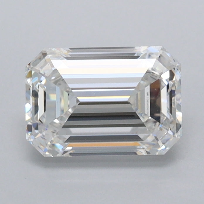 1.26 Carat Emerald Shaped, Ideal Cut, D Color, FL Clarity, IGI Certified Lab Grown Diamond