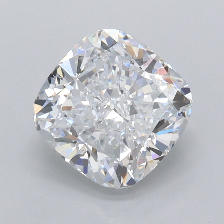 1.53 Carat Cushion Shaped, Excellent Cut, D Color, VVS1 Clarity, IGI Certified Lab Grown Diamond