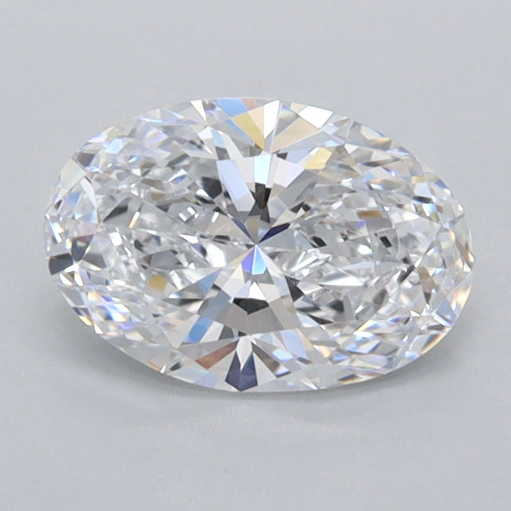 1.04 Carat Oval Shaped, Ideal Cut, D Color, FL Clarity, IGI Certified Lab Grown Diamond